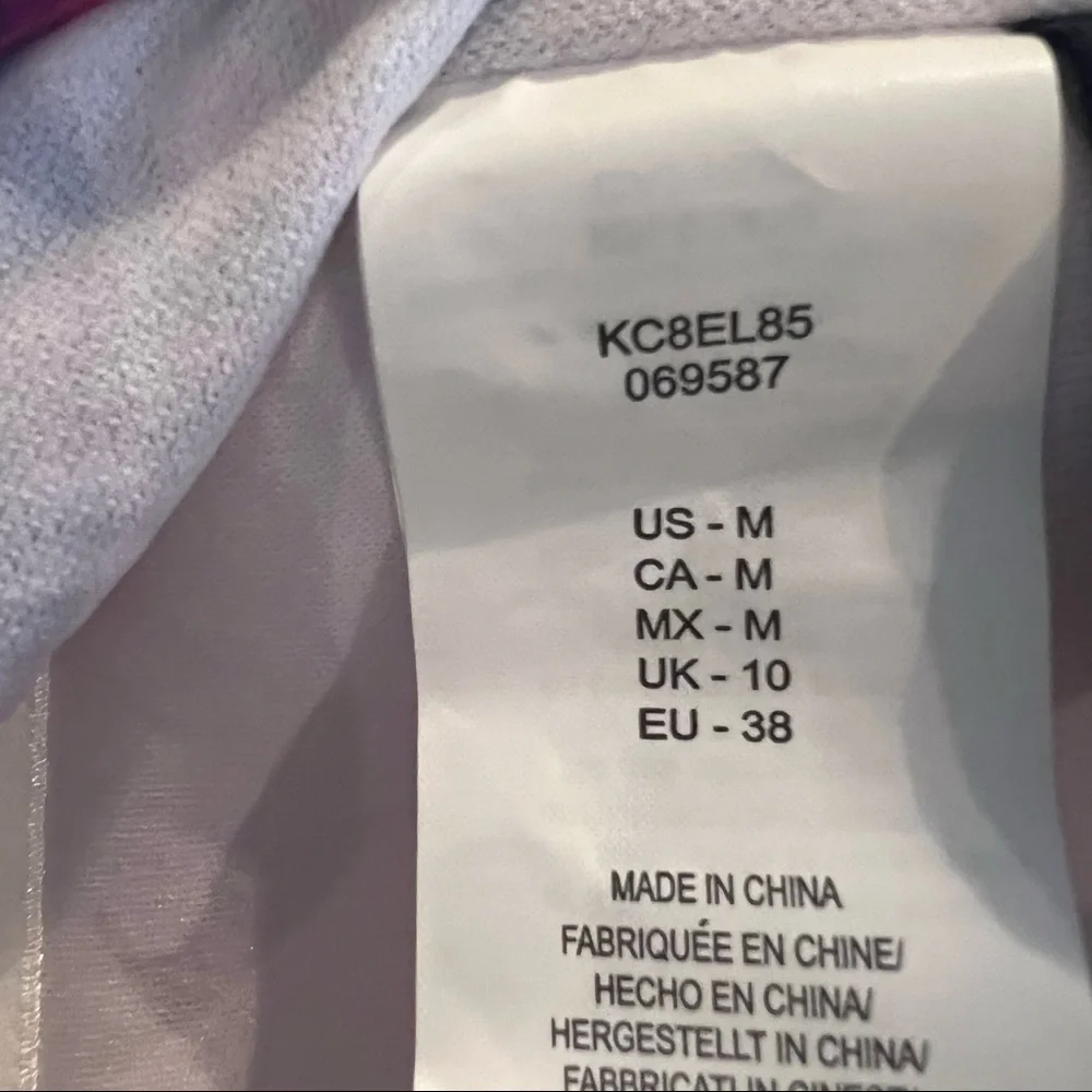 NWT Kenneth Cole Push Up Tummy Toner Tankini Swim Top M Medium Shape Enhancing - Picture 9 of 14